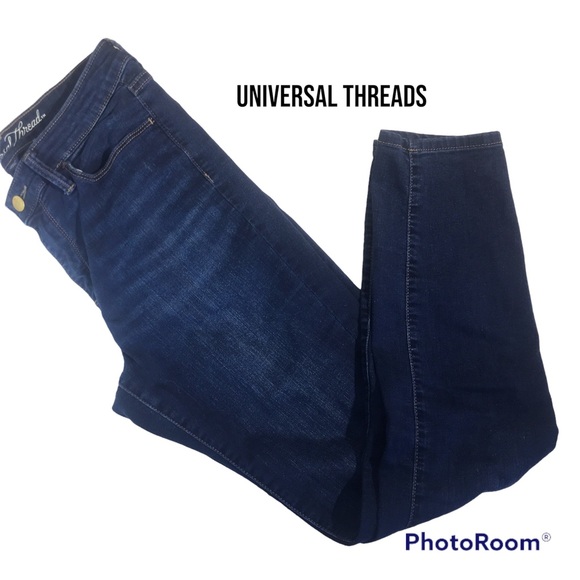 Universal Thread Denim - Universal Threads Mid-Rise Skinny Jean Dark Blue Size 4 or Size 27 Regular